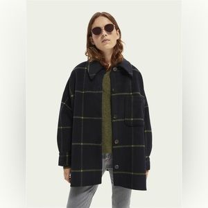 Scotch&Soda Padded Wool-Blend Shirt Jacket